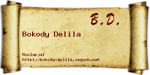 Bokody Delila névjegykártya